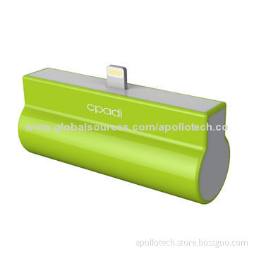 Portable Power Bank, Especially for iPhone 5/5S with Standing Function, 2,000mAh Real Capacity/60g